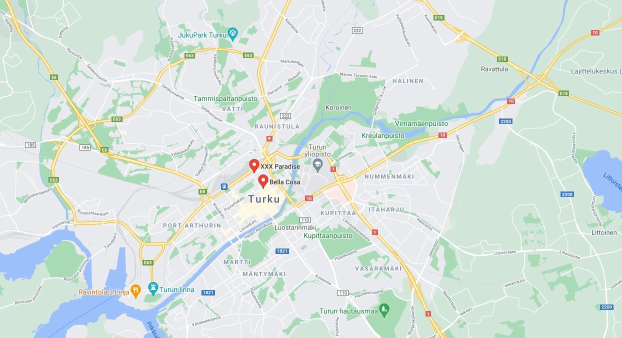 Seksikauppa Turku map