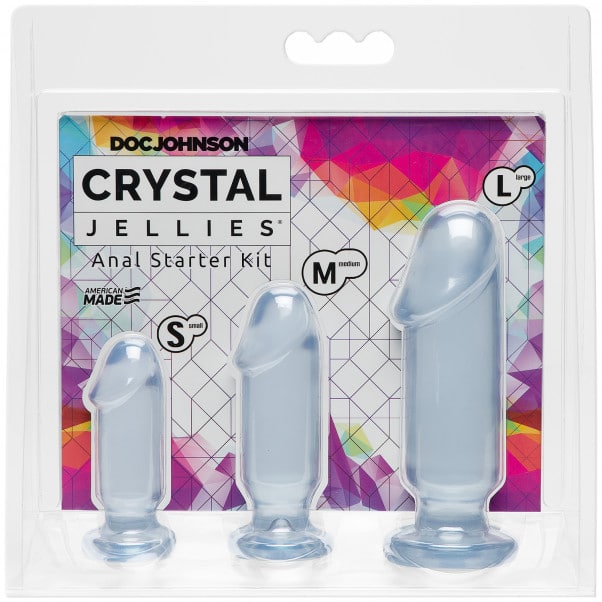 Doc Johnson Crystal Jellies Anal Starter Kit