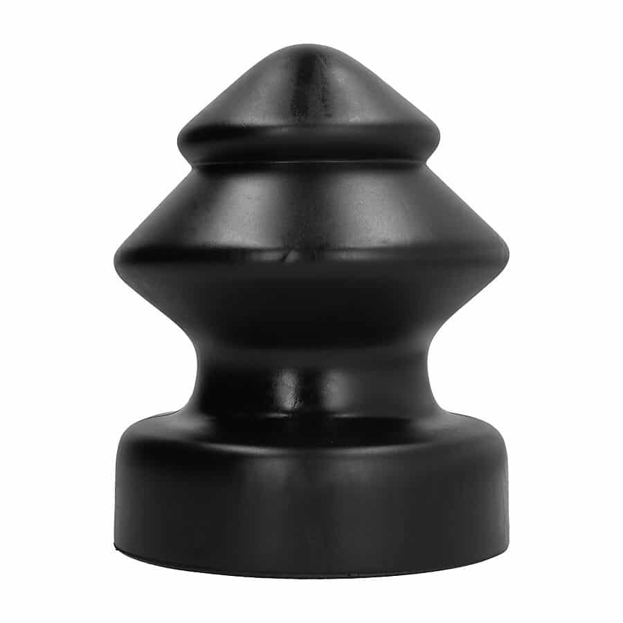 extra 3 All Black anal plug, 19 cm