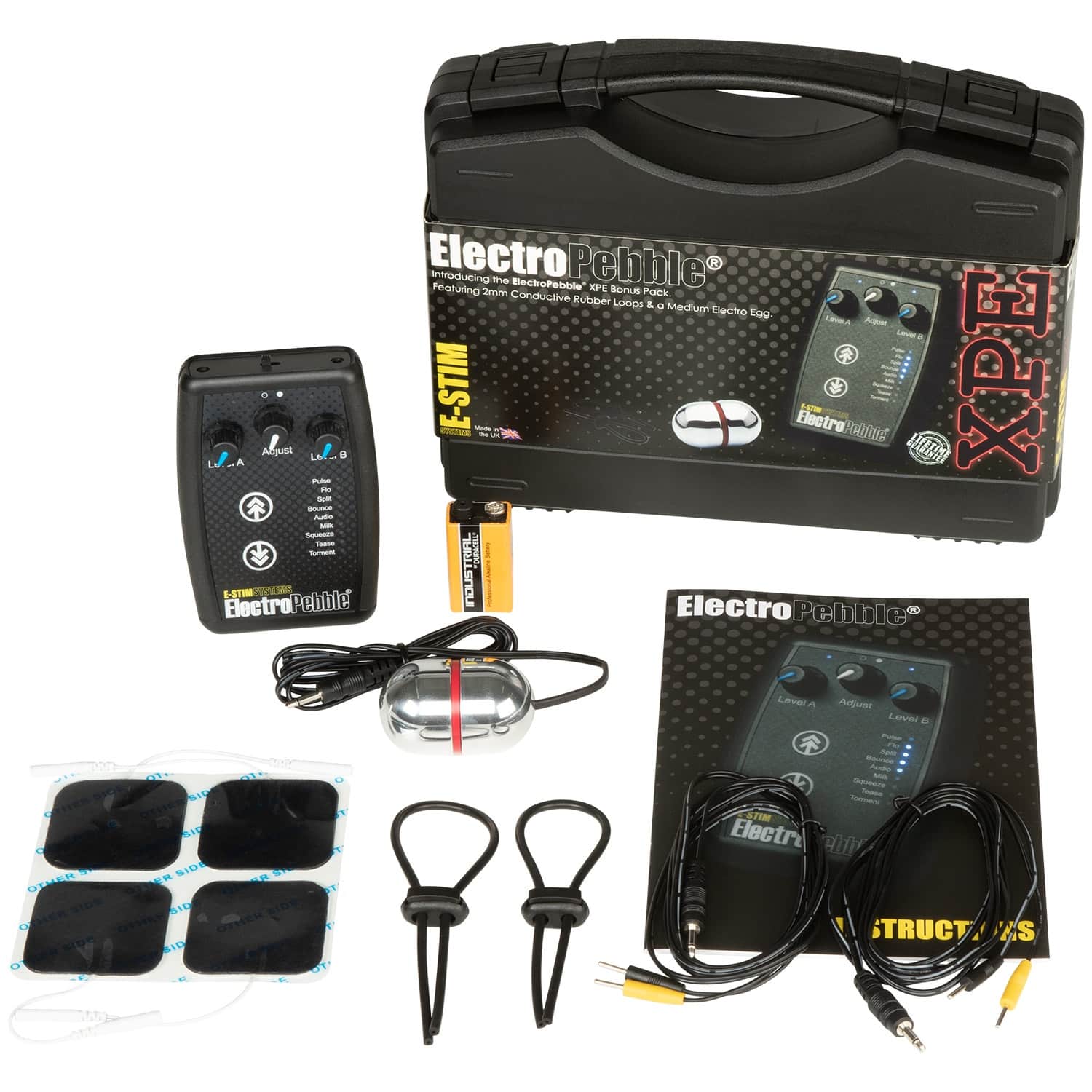E-Stim ElectroPebble XPE Power Box Setti