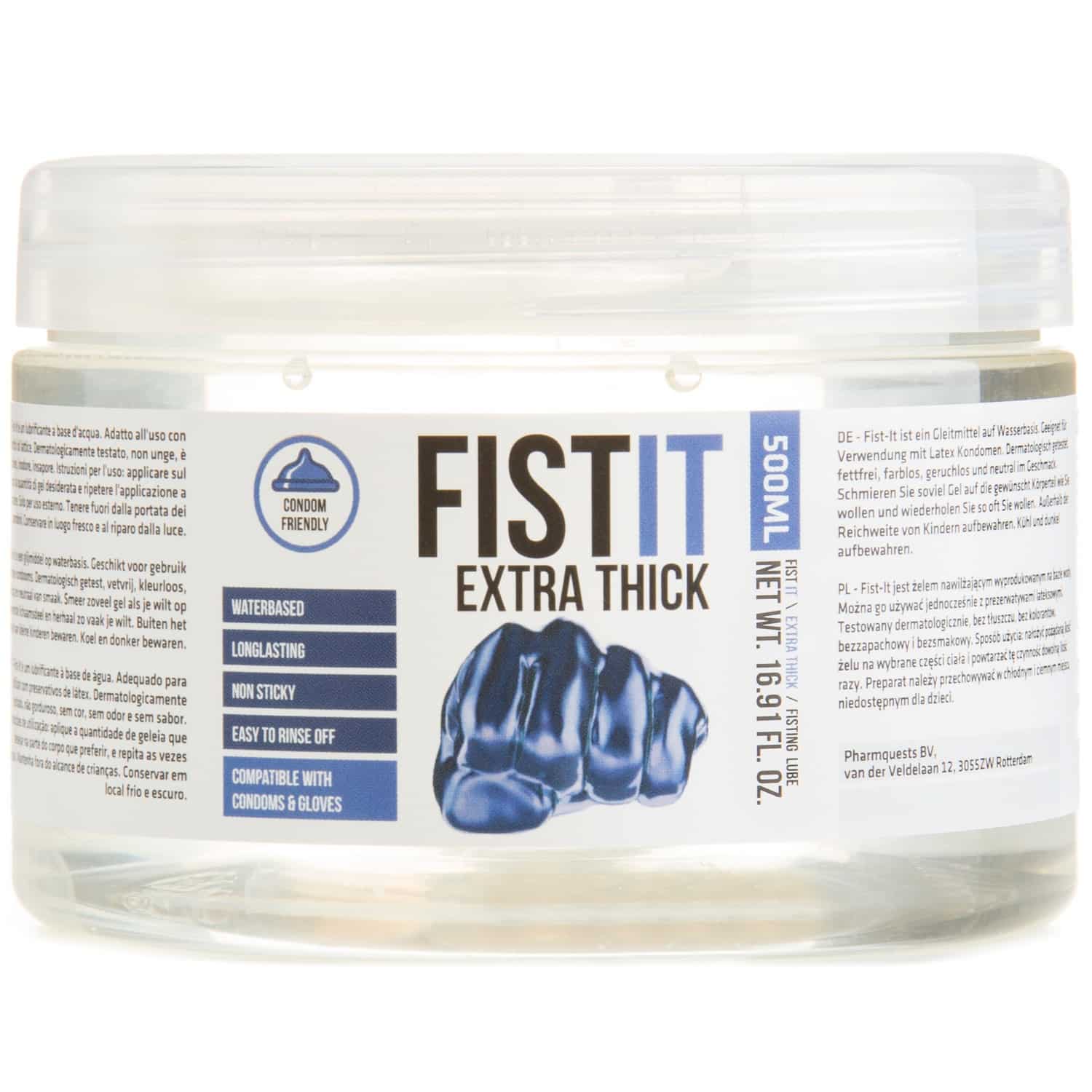 Fist It Extra Thick Vesipohjainen Liukuvoide 500 ml