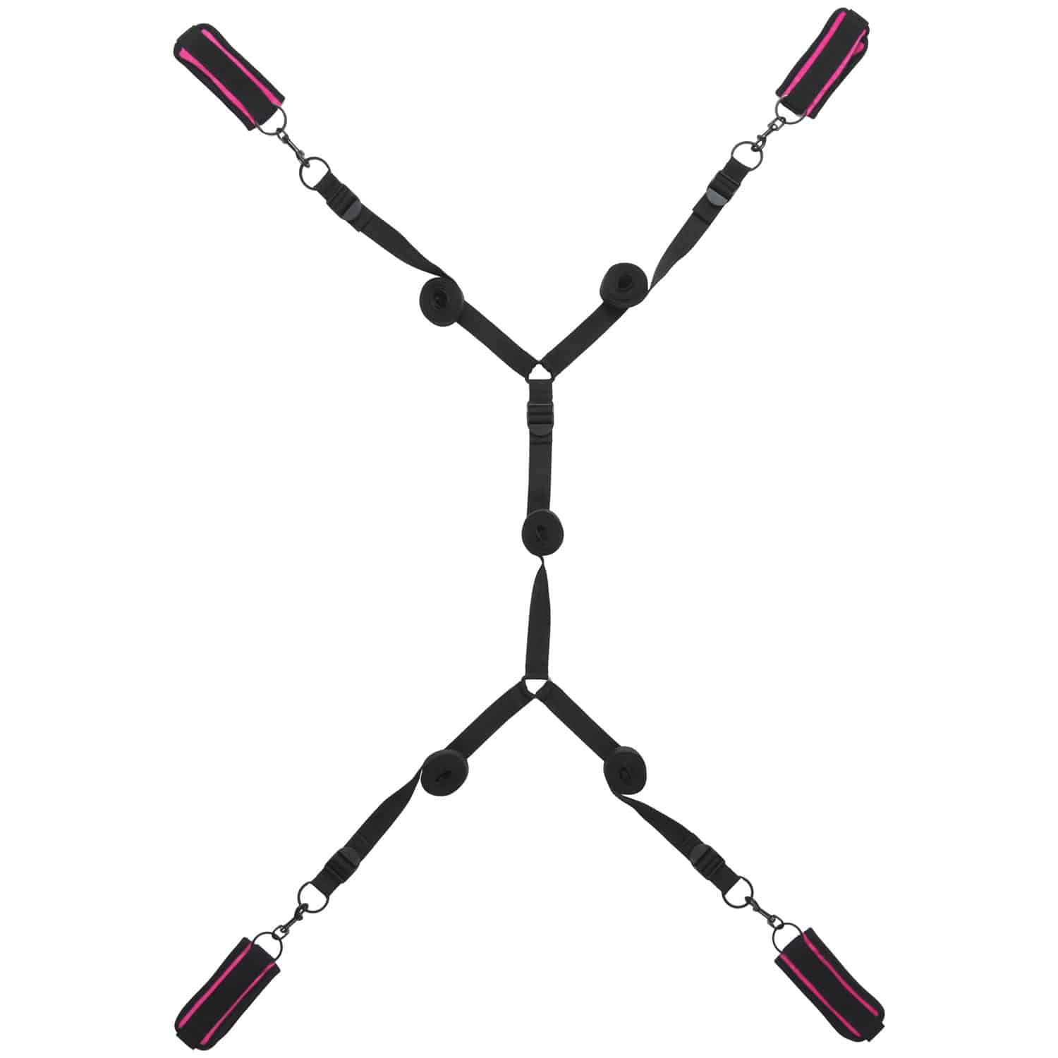 baseks Pinky Bondage-setti Sänkyyn
