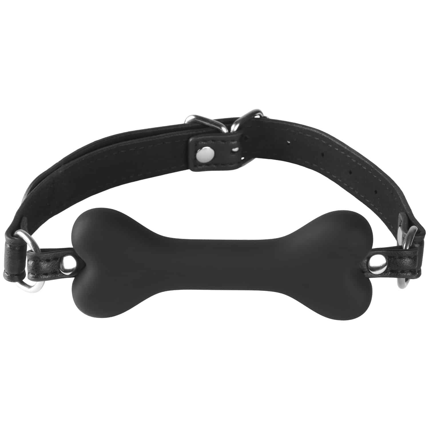 obaie Tekonahkainen Silikoninen Dog Bone Suukapula