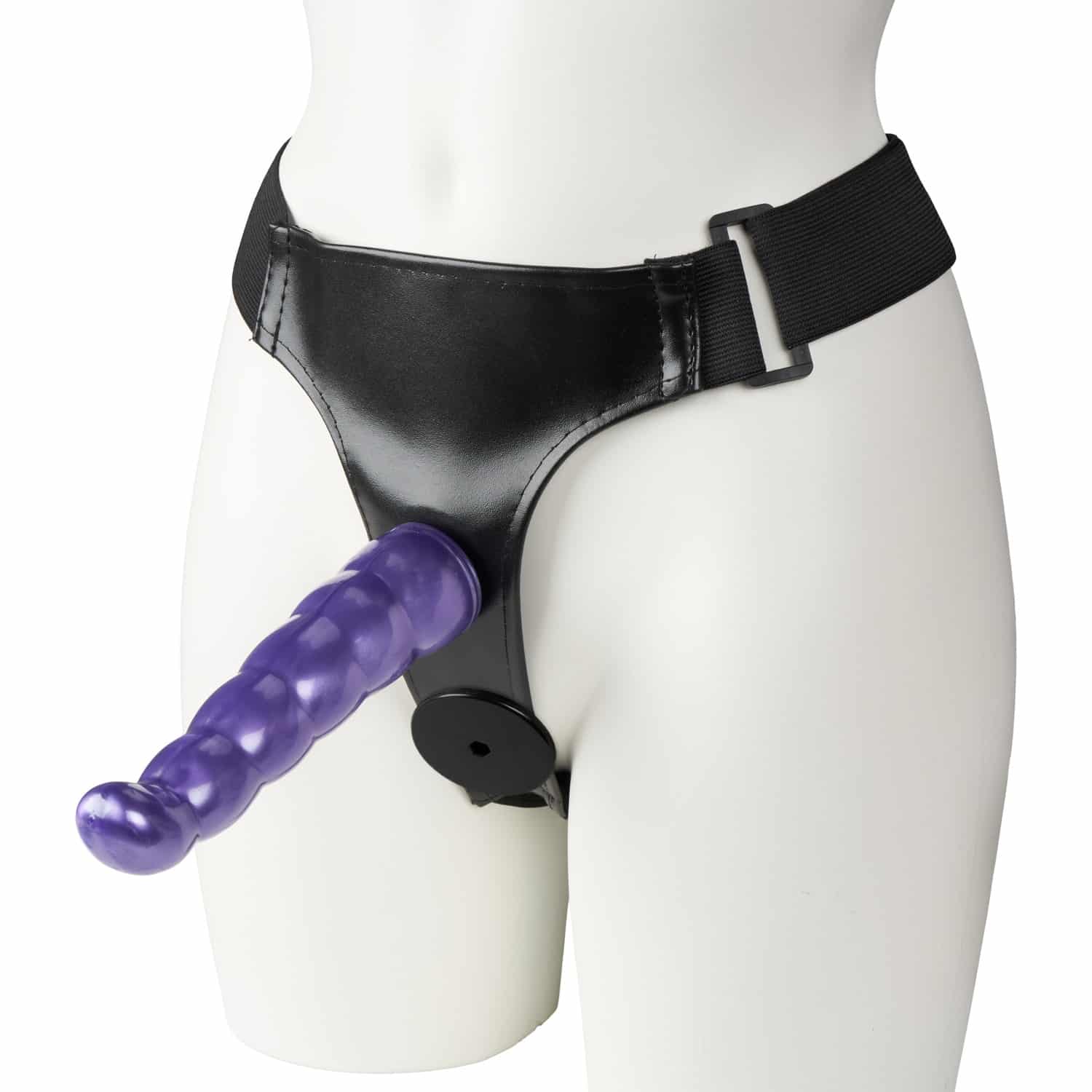 baseks Double Strap-On Valjaat Dildoilla